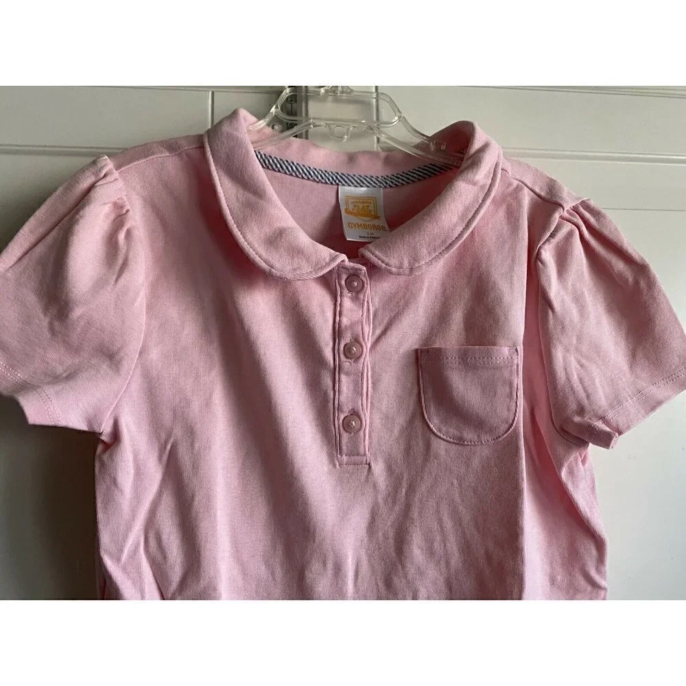 Gymboree Girl’s Size 12 Pink Uniform Top Peter Pan‎